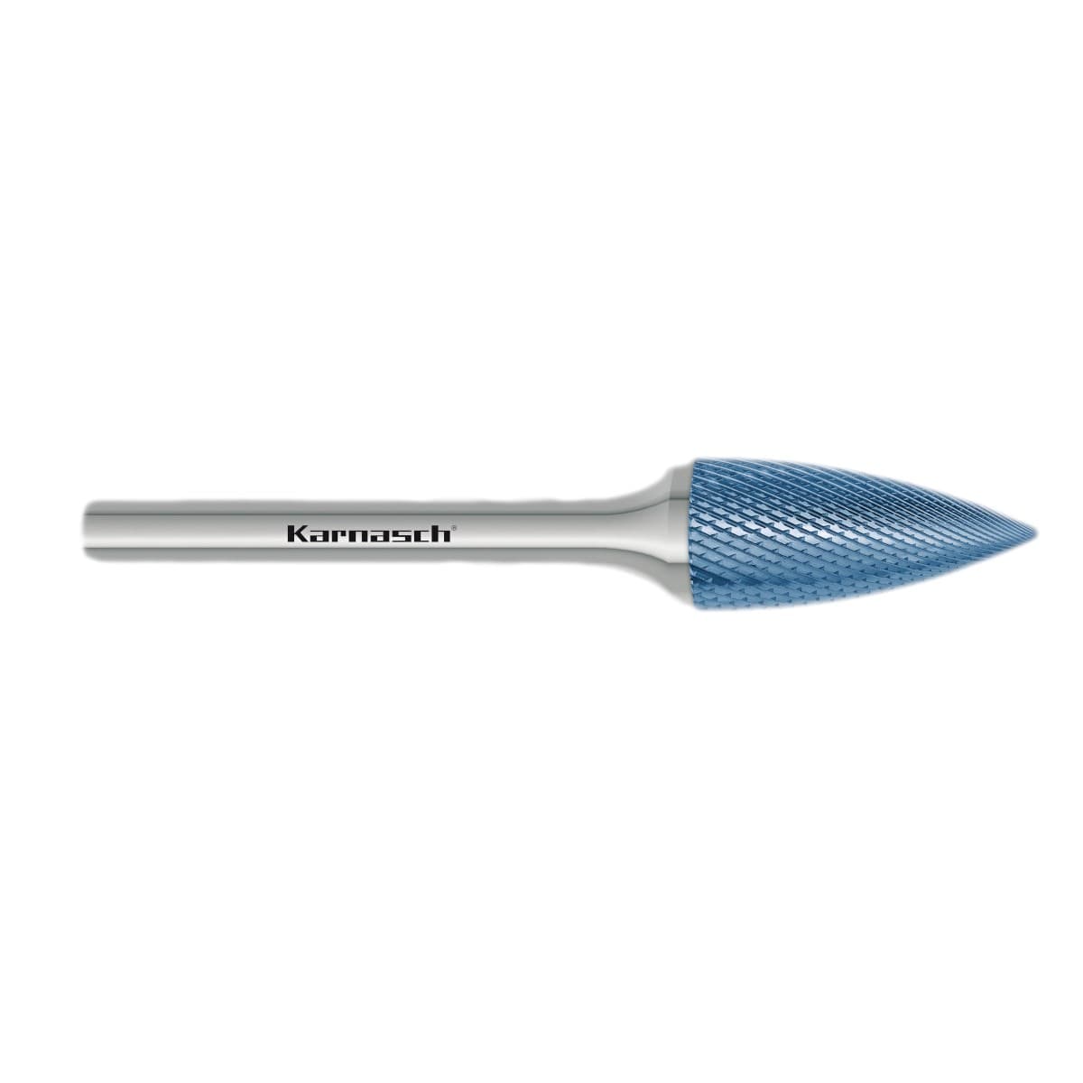 Борфреза твердосплавная форма G, 12×25×6×70 мм, насечка HP-11 micro, с покрытием Blue-Tec, арт. 11.6085-060 — фото 1