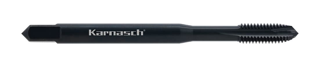 Метчик машинный Karnasch М3х0,5, HSSE-V3/парооксидирование, DIN 371, для сквозных отверстий, арт. 20.2020.03 — фото 3