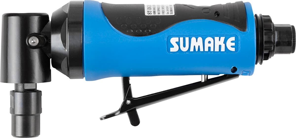 Угловая пневмошлифовальная цанговая машина Sumake ST-DG1016L-S · арт. ST-DG1016L-S — фото 4