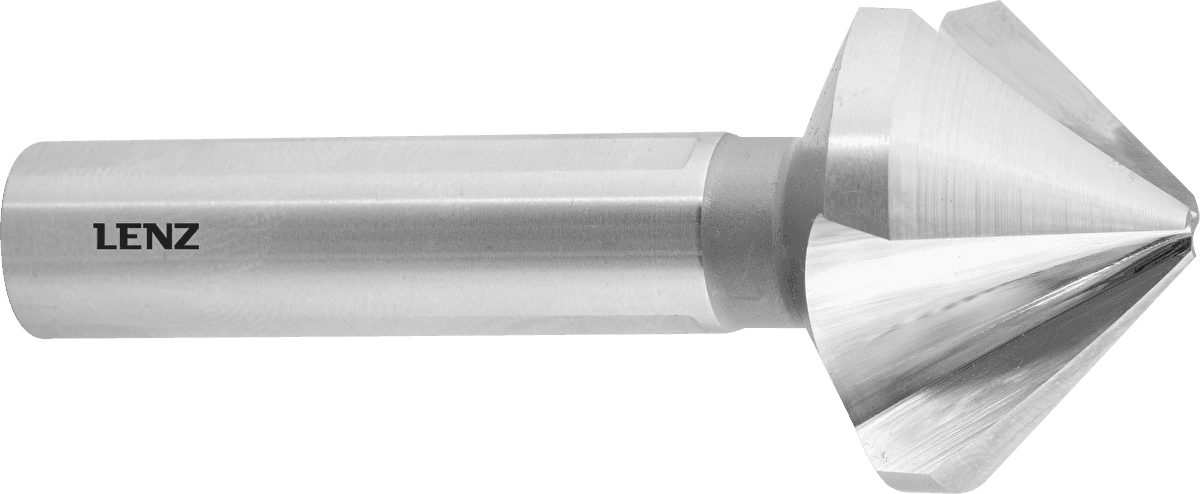 Зенковки LENZ 90°, хвостовик ц/х с 3 гранями, серия LZSK-20