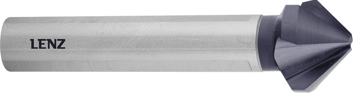 Зенковка 90°, 15 мм, HSS-XE с покрытием, трёхгранный хвостовик, LENZ, арт. LZSK-20150 F — фото 1
