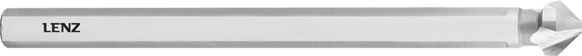 Зенковка 90°, 6,3 мм, HSS-XE, трёхгранный длинный хвостовик, LENZ, арт. LZSK-21063 — фото 1