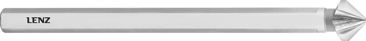 Зенковка 90°, 15 мм, HSS-XE, трёхгранный длинный хвостовик, LENZ, арт. LZSK-21150 — фото 1