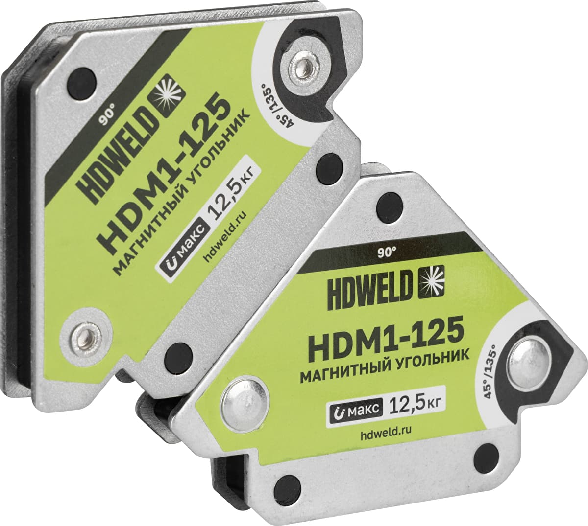 Угольник магнитный HDWeld HDM1-125, комплект из 2 шт. — фото 4