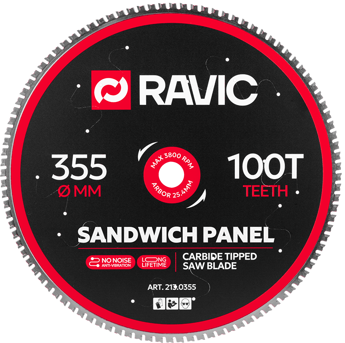 Пильные диски Ravic по сэндвич-панелям