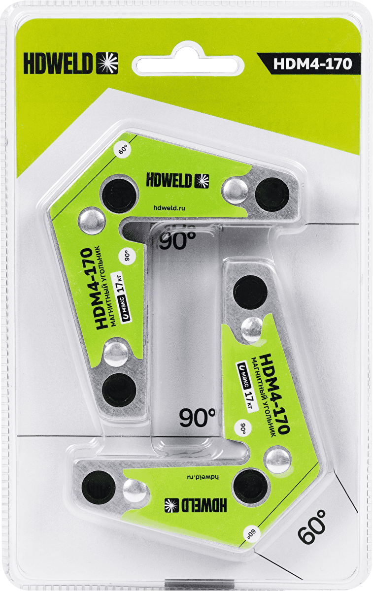 Угольник магнитный HDWeld HDM4-170, комплект из 2 шт · арт. HDM4-170 — фото 3