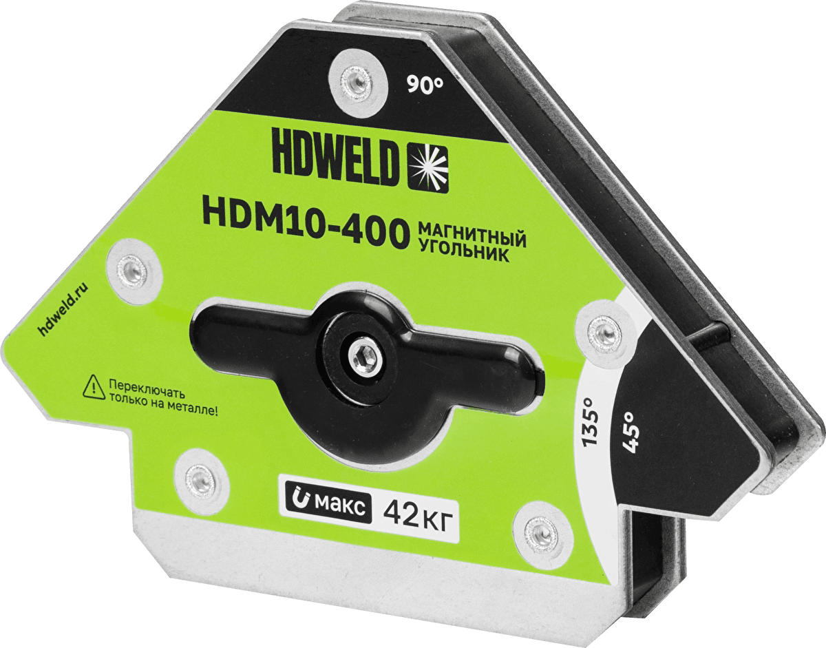 Угольник магнитный отключаемый HDWeld HDM10-400 — фото 2