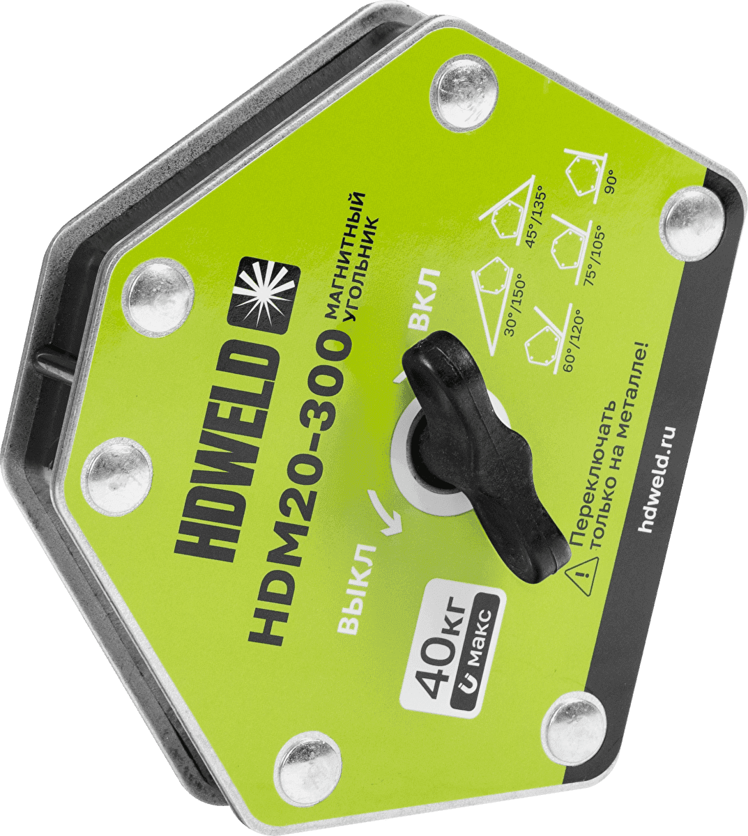 Угольник магнитный отключаемый HDWeld HDM20-300 — фото 4