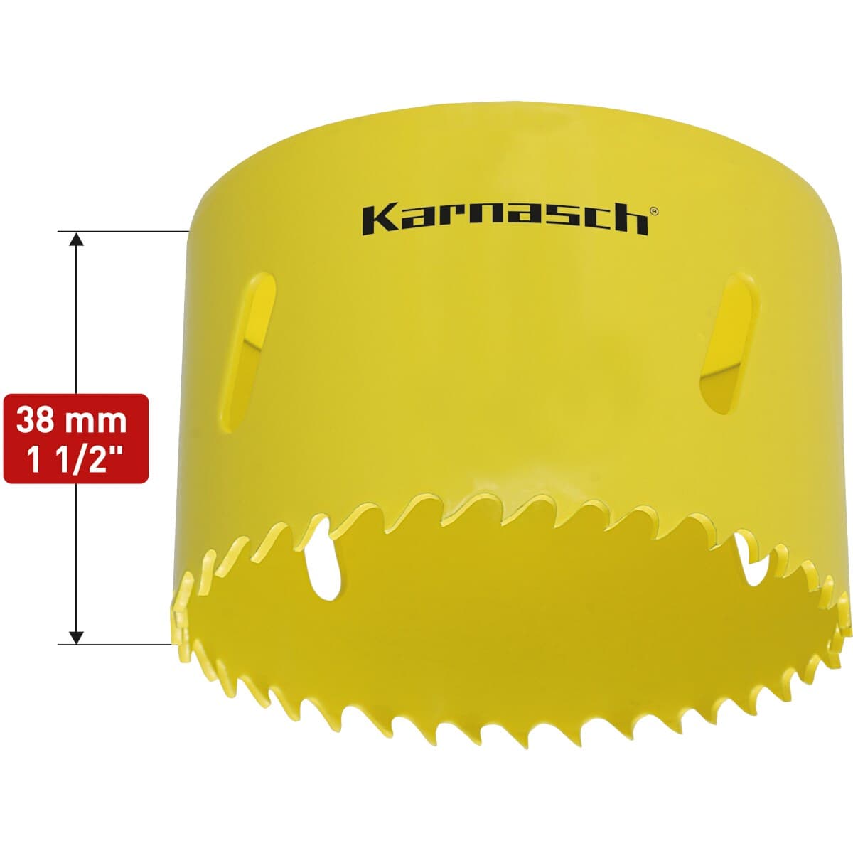 Биметаллическая коронка Ø45x38 мм, HSS-E кобальт 8%, арт. 20.1500-045 — фото 1