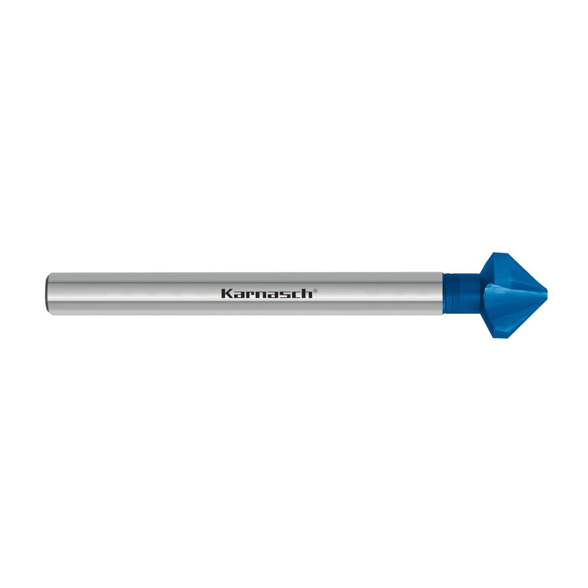 Коническая зенковка 90° DIN 335 из стали HSS-XE с покрытием BLUE-TEC, форма C, длинный хвостовик - арт. 20.1770-010 — фото 3
