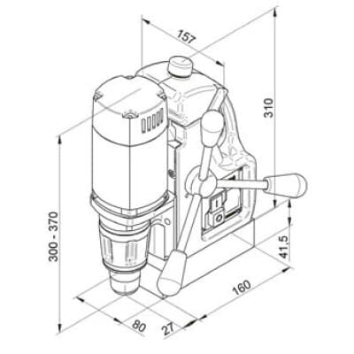 Магнитный сверлильный станок BDS MAB-100 · арт. MAB-100 — фото 4