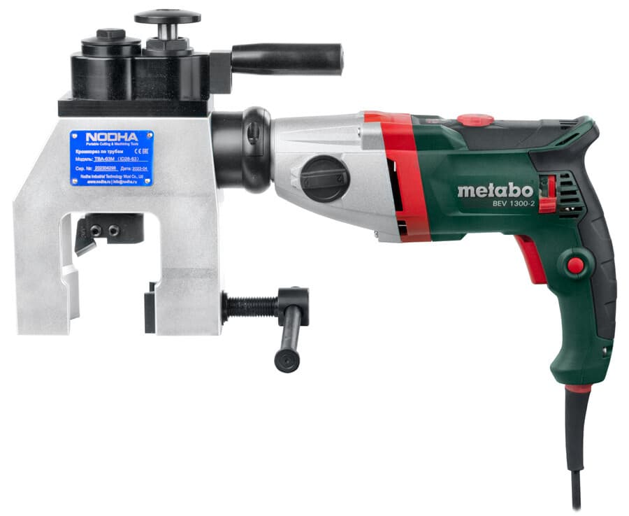 Машина для снятия фаски с труб ТВА-63 с электроприводом Metabo