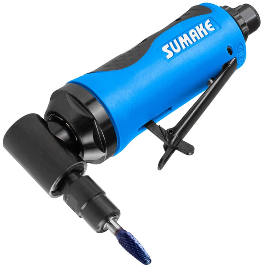 Угловая пневмошлифовальная цанговая машина Sumake ST-DG1016L-S · арт. ST-DG1016L-S — фото 2