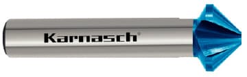 Зенковка 100° из стали HSS-XE с покрытием BLUE-TEC, 3-х гранный хвостовик, DIN 335 - арт. 20.1735.005 — фото 3