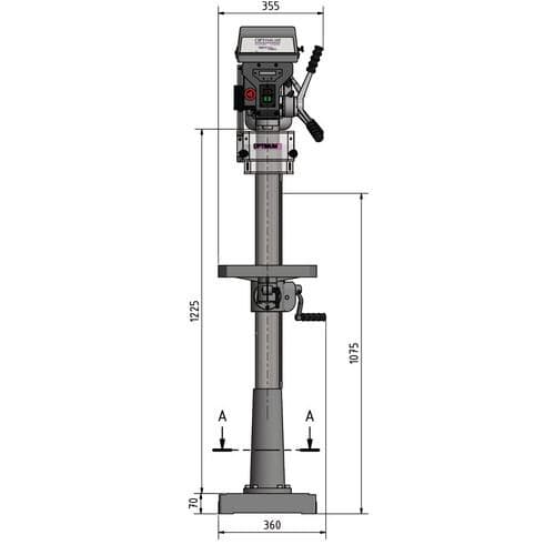 Вертикально-сверлильный станок Optimum OPTIdrill D 26Pro · арт. 3003030 — фото 3