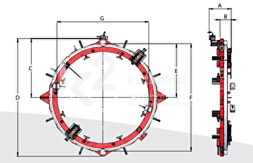 Разъёмный труборез G.B.C. HyperCutter HC72-84 · арт. 02-150-400-72084 — фото 6