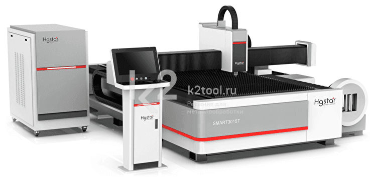Базовый лазерный станок HGTECH SMART6015 3 кВт для резки листов металла · арт. SMART6015/3000 — фото 2