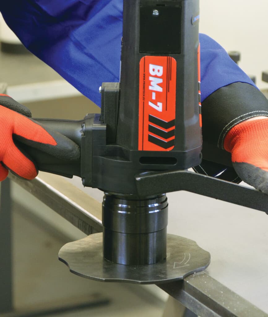 Компактный кромкорез для листов и труб Promotech BM-7 (ВМ-7) · арт. UKS-0717-10-20-00-0 — фото 2