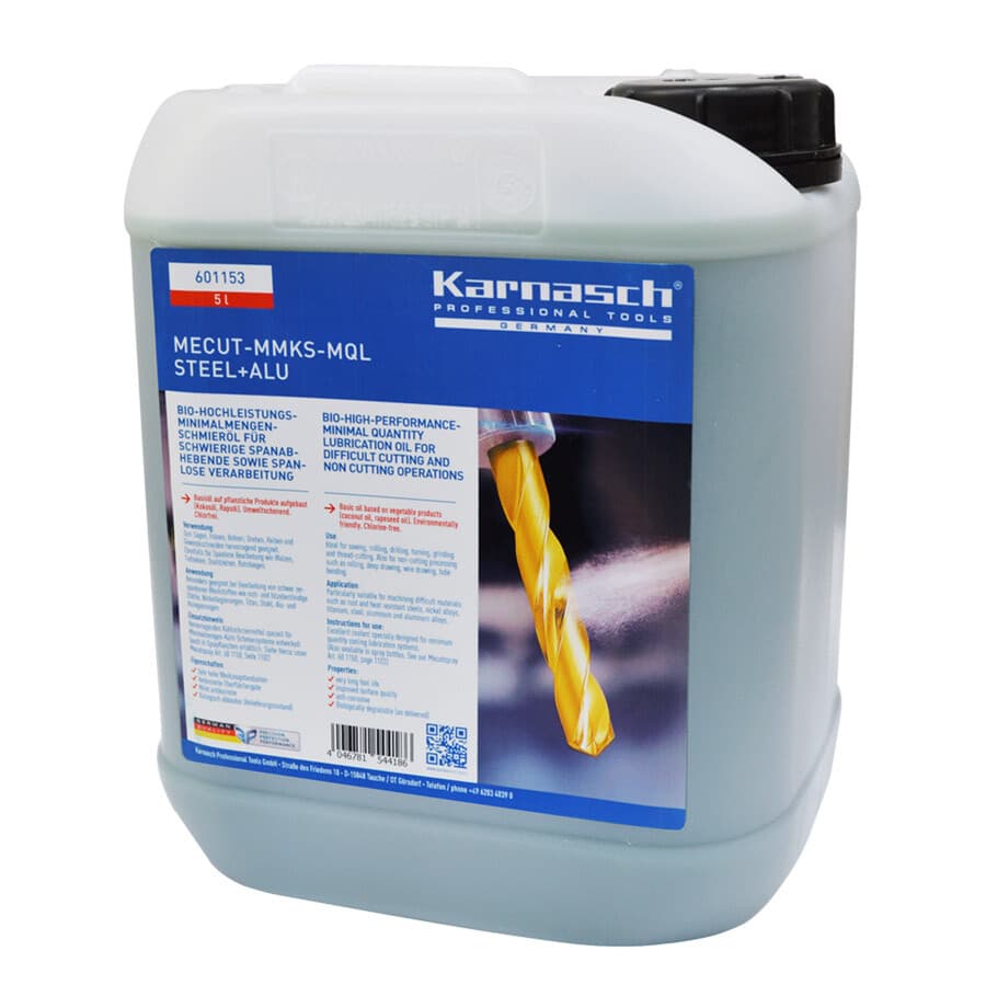 Смазочно-охлаждающая жидкость Karnasch MECUT-MMKS-MQL, 5 л, арт. 60.1153
