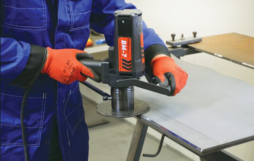 Компактный кромкорез для листов и труб Promotech BM-7 (ВМ-7) · арт. UKS-0717-10-20-00-0 — фото 4