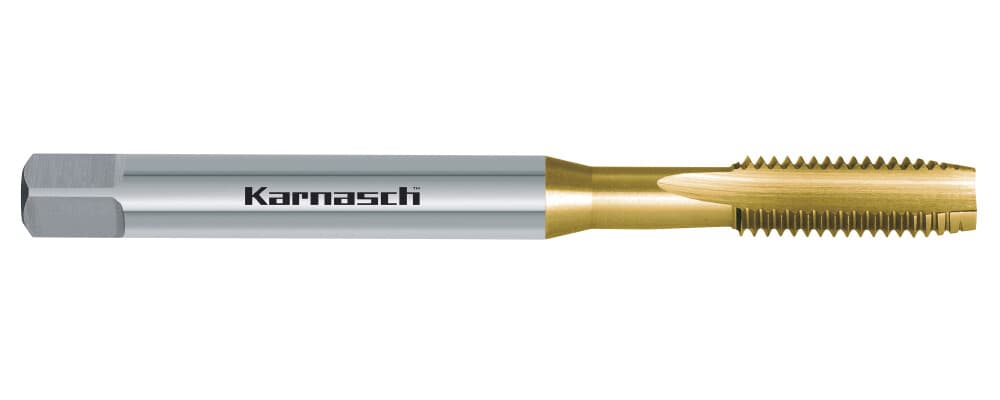 Метчик машинный Karnasch М3х0,5, HSS-Co/TiN, DIN 371, для сквозных отверстий, арт. 20.1820-002 — фото 3