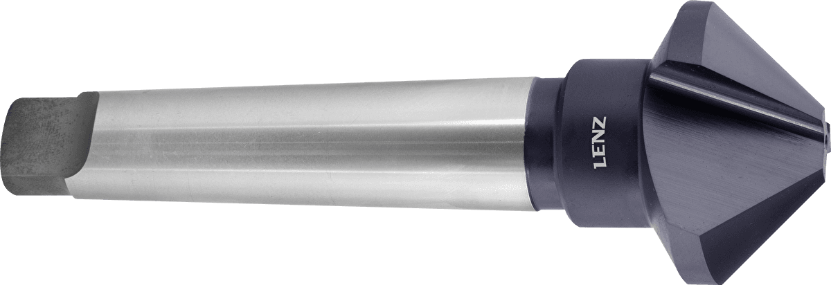 Зенковки LENZ 90° с покрытием TiAlN, хвостовик Конус Морзе, серия LZSK-15-F