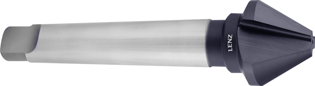 Зенковки LENZ 60° с покрытием TiAlN, хвостовик Конус Морзе, серия LZSK-81-F