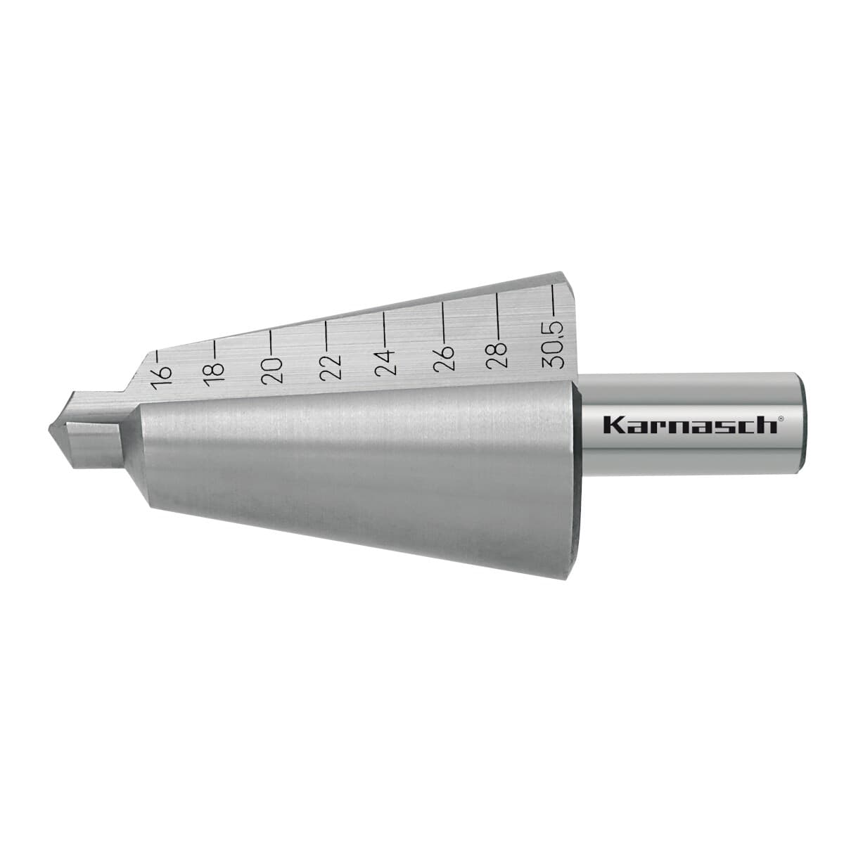 Коническое сверло Ø 16-30,5 мм, HSS-XE, Karnasch, арт. 21.0039