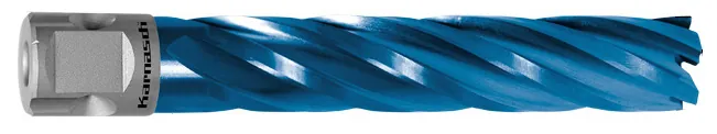 Корончатые сверла Karnasch BLUE-LINE 80 мм, хвостовик Weldon 19+Nitto, артикул 20.1185N