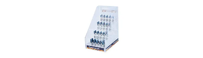 Набор борфрез с покрытием Blue-Tec из 40 шт., Karnasch, арт. 11.4853