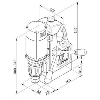 Магнитный сверлильный станок BDS MAB-100