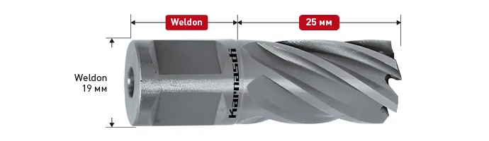 Корончатые сверла ECO-LINE 25 мм, артикул 20.1220